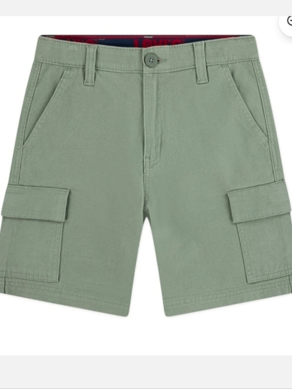 Levi's Boys Utility Cargo Short Comfort Stretch Adjustable Waist Flex Stretch